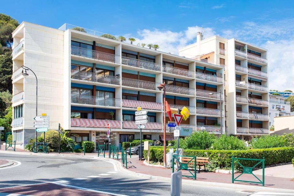 La Perle 2 P Terrasse Vue Mer 1Min Plage Clim Roquebrune-Cap-Martin Εξωτερικό φωτογραφία